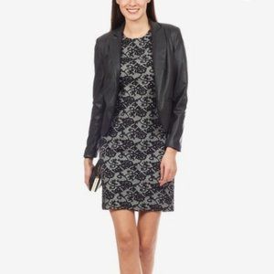 Noir Lace Body Con Dress Size L